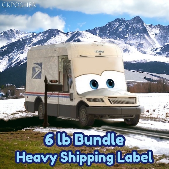 6 lb Heavy Shipping Label Upgrade for Heavy Orders - Picture 1 of 2